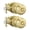 Gold-Privacy-2, variant on Black Door Knobs Interior Matte Keyless For Bedroom Bathroom Bulk Indoor Knob(6 Pack Black)