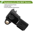 thumbnail image 5 of Unique Bargains Manifold Absolute Pressure MAP Sensor for Land Rover for Range Rover Sport 2007-2013 No.LR007596 1 Pc, 5 of 6