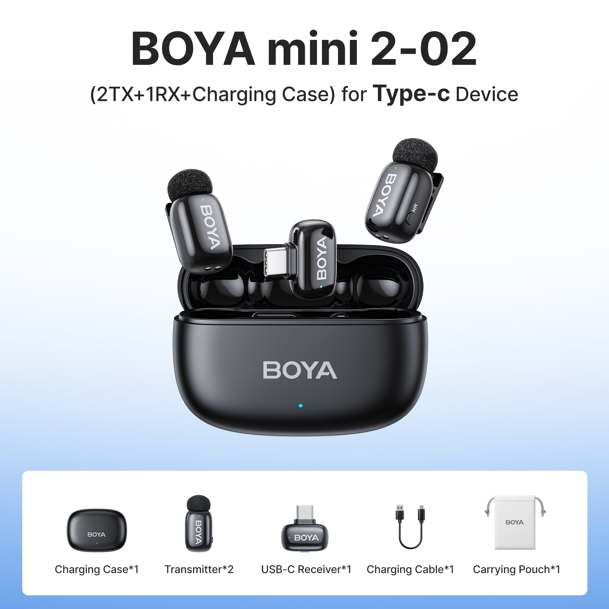 BOYA Mini 2 Wireless Lavalier Microphone for iPhone and Android photo 7