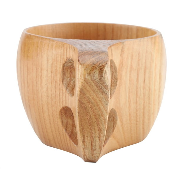 Taza de madera para bebidas, taza de madera para té y café, taza de madera para café, taza de madera para café, respuesta rápida