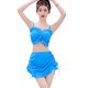 thumbnail image 1 of Conjunto traje baño piezas para mujer 3 piezas, traje baño con volantes y vestido playa, con parte con y, 1 of 5