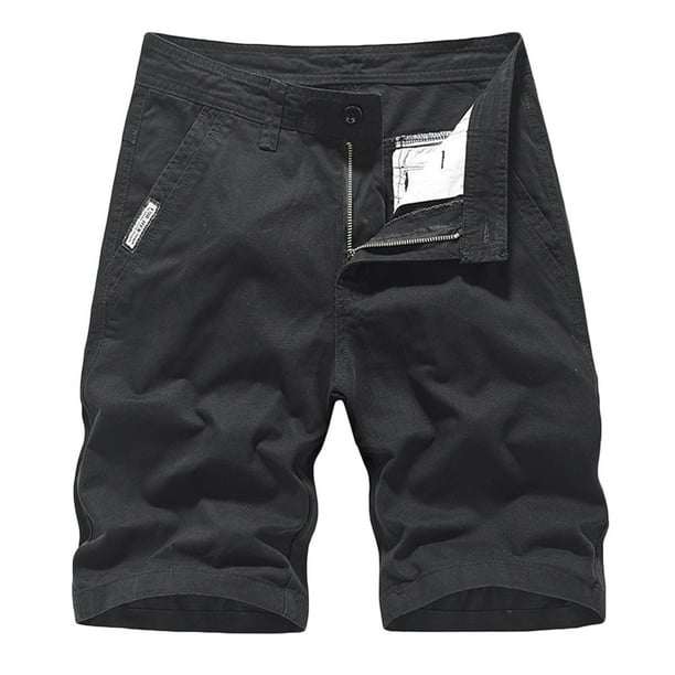 pstuiky Abreviatura para hombres, Pantalones cortos deportivos de verano para hombre, holgados, con múltiples bolsillos y corte holgado. Pantalones cortos de golf