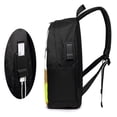 thumbnail image 6 of YFYANG 17" Laptop Backpack, Geometric Flower Doodle Fashion Travel Work Backpack with USB and Headphone Cable Interface for Men and Women, 6 of 8