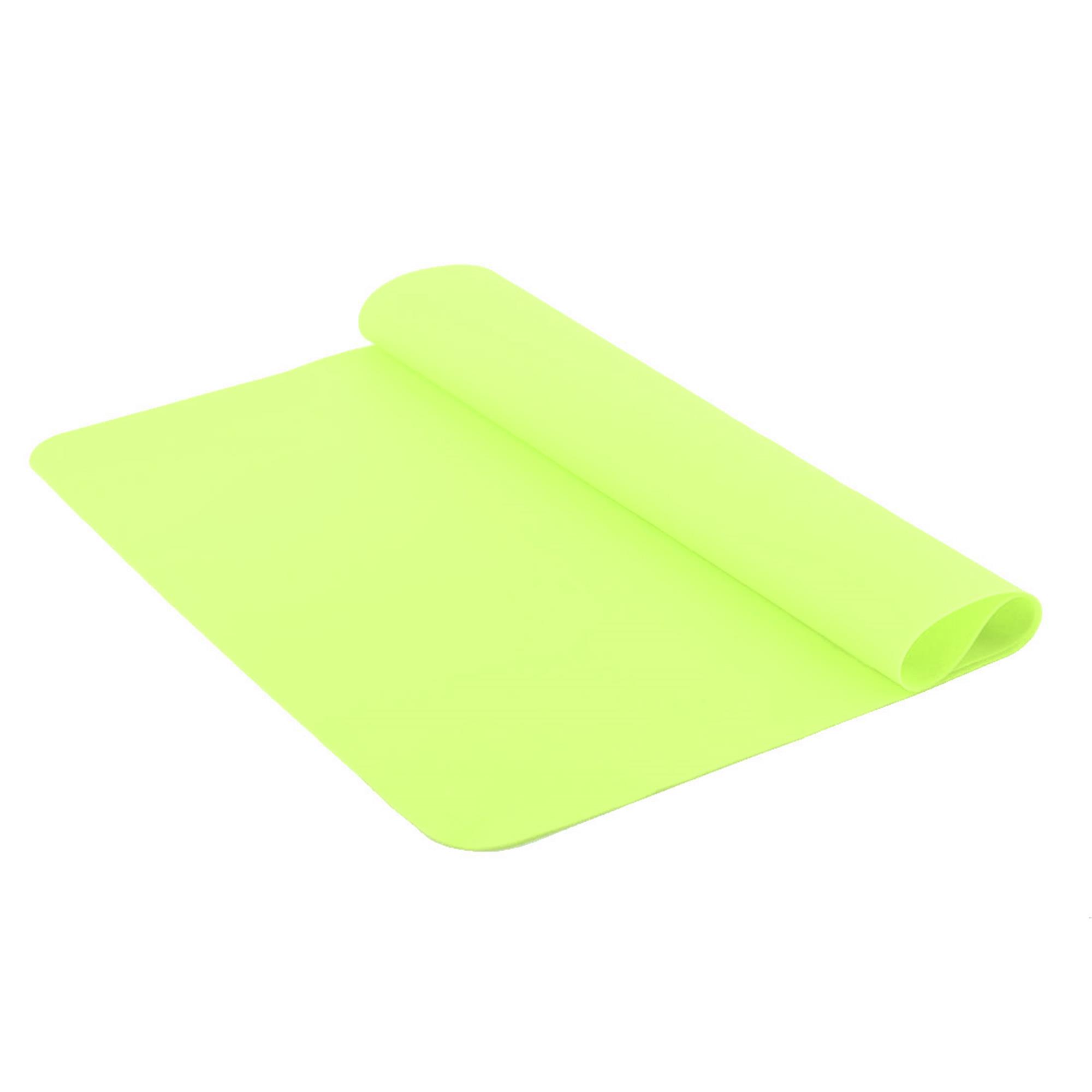 Kitchen Restaurant Heat Resistant Silicone Table Mat Cushion Placemat Green