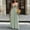 Green, variant on Women's Backless Maxi Dress, Deep V-Neck Stripe Print, Flowy Long Dress for Summer Beach or Vacation, 2026 New Limited-time Offer