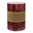 thumbnail image 1 of Apple & Cinnamon Stick scented pillar candle, 1 of 4