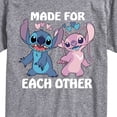 thumbnail image 3 of Lilo & Stitch - Made For Each Other - Men's Short Sleeve Graphic T-Shirt, 3 of 5