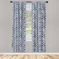 thumbnail image 3 of Ambesonne Vintage Curtains, Motifs of Moroccan Design, Pair of 28"x95", Multicolor, 3 of 5