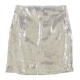 thumbnail image 2 of bar III Womens Sequin Midi Skirt, Metallic, X-Small, 2 of 2