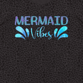thumbnail image 4 of Inktastic Mermaid Vibes Text in Blues Women's Plus Size T-Shirt, 4 of 5