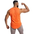 thumbnail image 4 of FJUCHAI Men's Vest Tops Sleeveless Dry Fit Athletic Tee Sports Casual loose Breathable Vest M-3XL, 4 of 9