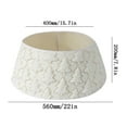 thumbnail image 3 of hengsof Handmade Christmas Tree Collar Tree Surround in Tree Shape Decorative Props for Tree Base Home Festive Displays Ideal for Christmas, 3 of 7