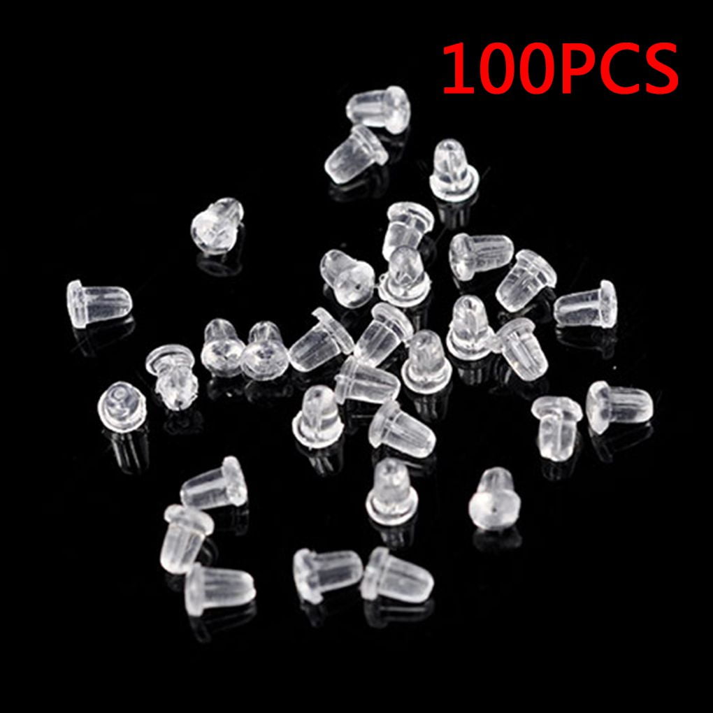 100 Pcs Plastic Earring Safety Back Stopper Replacement for Fish Hook  Earring  Walmart Canada