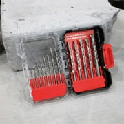 Hyper Tough 13-Piece Masonry Bit Set in Click Fit™ Case