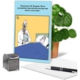 thumbnail image 3 of NobleWorks - Funny Get Well Card for Hospital - Cartoon Surgery, Feel Better Greeting - Ear Worm Operation C3670GWG, 3 of 5