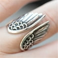 thumbnail image 4 of European And American Fashion Jewelry Angel Wing Alloy Trend Ring,Yooshoverk Home Decor, 4 of 6
