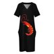 thumbnail image 4 of Shrimpy vestido de bolsillo suelto vestidos de graduación Vestido de playa, 4 of 7
