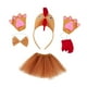 thumbnail image 2 of Disfraz de pollo, novedad, lindo, 5 piezas/conjunto, falda, diadema de pollo, Pascua para Marrón, 2 of 9