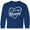 Royal Bue, variant on Inktastic I Love My Mommy in White Chalk Heart Long Sleeve Youth T-Shirt