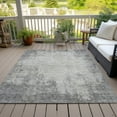 thumbnail image 6 of Addison Rugs Chantille Indoor/Outdoor Transitional Abstract Gray Washable Rectangle Rug, 3' x 5', 6 of 6
