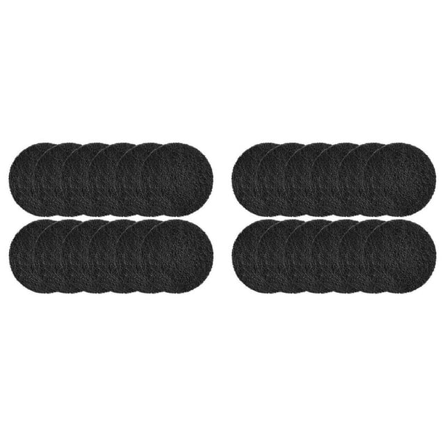 Paquete de 24 Filtros Absorbentes para Botes de Basura, Desodorante Purificador de CarbóN Activado para Botes de Basura, Cubos de Compost Redondos