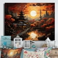 thumbnail image 2 of Designart "Dynastic Echoes China Art painting V" Chinese Metal Art Print, 2 of 5
