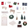 thumbnail image 4 of 27Pcs Tiny Fairy Wooden Doors Kids Toy Christmas Miniature Decorations for Model, 4 of 8