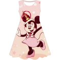 thumbnail image 1 of Disney Minnie Mickey Mouse 3D estampado niñas vestido Casual lindo cumpleaños fiesta verano Minnie Mickey comodidad princesa Dress4T Gao Jinjia LED, 1 of 2