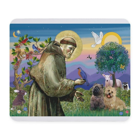 CafePress - St. Francis Cairn Mousepad - Non-slip Rubber Mousepad, Gaming Mouse Pad