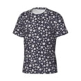 thumbnail image 3 of Rocae Daisies Flowers for Men's Moisture-Wicking Crew Tee - T-Shirt for Sports, Outdoor Activities, and Casual Wear, 3 of 9