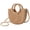 Khaki - B, variant on Pleneal Straw Beach Bags for Women - Women Beach Handmade Woven Tote Bag, Summer Mesh Hollow Shoulder Bag for Holiday