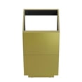 thumbnail image 5 of Vanity Cabinet (Sink not included), Gold, Wood, Hotel Bedroom Bathroom, Modern Contemporary Boutique HB35974, 5 of 9