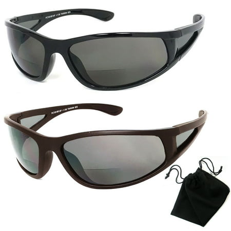 Polarized Bifocal Sunglasses Womens Men Fishing Reading Black 1.50 2.00 2.50