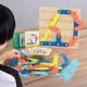 thumbnail image 3 of madera Número Construcción Rompecabezas Forma Reconocimiento de color Habilidad fina Pegboard Educativo para actividades preescolares Hugo Rompecabezas de letras y números, 3 of 10