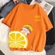 thumbnail image 1 of Camisetas 2023 de algodón para mujer, ropa Harajuku y2k, Kawaii, fresa, manga corta, 100%, 1 of 4