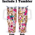 thumbnail image 2 of Goldendoodle Tumbler for Women - 40 oz Insulated Stainless Steel Travel Mug with Straw, Cute Dog Themed Gift Idea, 2 of 6