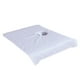 thumbnail image 5 of Guardurnaity Toalla de masaje para salón de belleza con patrón de agujeros, funda de cama, almohada de algodón, toallas cosméticas para el Blanco 2Conjunto, 5 of 6