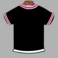 thumbnail image 3 of Men V-Neck T Shirts Design For Walmart Casual Wear T-Shirt Short Sleeve Fitted V-neck Tees for Menswear:Black Color T-Shirt, 3 of 3