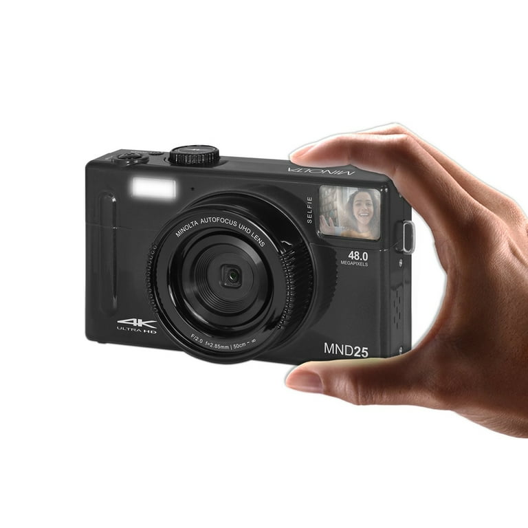 Minolta MND25 48 MP Digital Zoom Camera, 4K Ultra HD Video Minolta MND25 48 MP Digital Zoom Camera, 4K Ultra HD Video