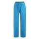 thumbnail image 4 of Pantalones largos de algodón con cintura elástica y pierna ancha para mujer, 4 of 8