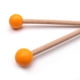 thumbnail image 4 of Baquetas profesionales para marimba/xilófono, mango de arce y cabeza de goma, diseño ergonómico, color naranja, longitud total de 365mm, ideales para percusión., 4 of 6