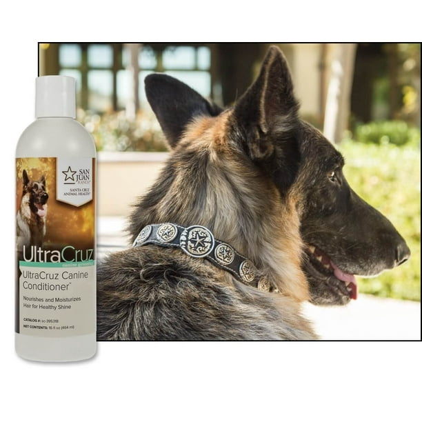 16 oz White Canine Conditioner for Healthy and Shiny Dog Coat