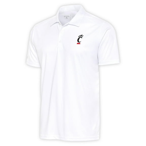 Men's Antigua  White Cincinnati Bearcats Tribute Polo