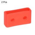 thumbnail image 3 of Uxcell Watch Band Strap Loops Silicone for 22mm Width Watch Band, Bright Pink 2 Pack, 3 of 5