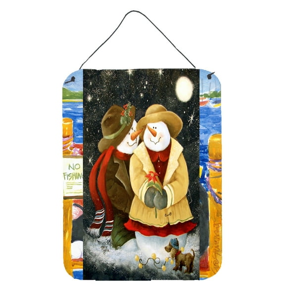 Love at Christmas Snowman Wall or Door Hanging Prints