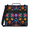Green, variant on Jiaoprinted Monstera Leaves Zipper 3 D-Ring Binder Bag with Shoulder Strap, Tropical Leaf Waterproof Expanding Binder, Multi-Pocket Portfolio Organizer Case