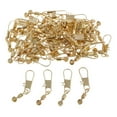 thumbnail image 1 of koolsoo 50pcs/pack ing Line Sinker Slides Hook Shank Clip Connectors ing Swivels 28mm, 1 of 8