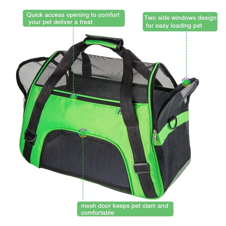 Soft sided best sale cat carrier walmart