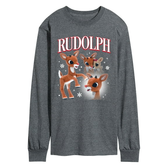 Rudolph - Rudolph Bootleg - Men's Long Sleeve Graphic T-Shirt