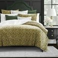thumbnail image 3 of 6ix Tailors SMA-GOL-CVT-KG-5PC Sumaye Golden Forest King Size Coverlet & 2 Pillow Shams Set - 5 Piece, 3 of 5